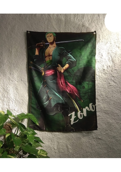 One Piece Roronoa Zoro Duvar Örtüsü