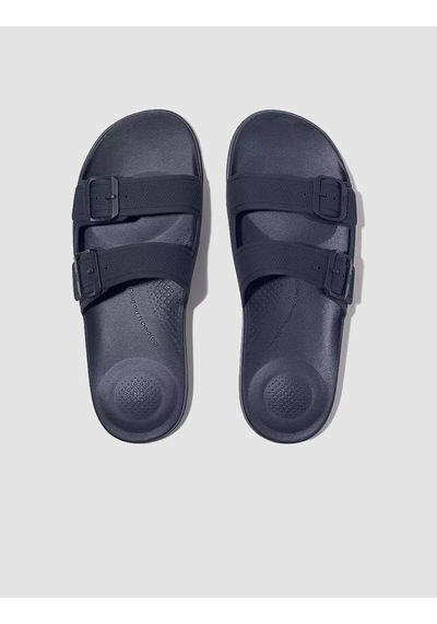 Fitflop İqushıon Gs9 Çift Tokalı Lacivert Erkek Terlik Lacivert