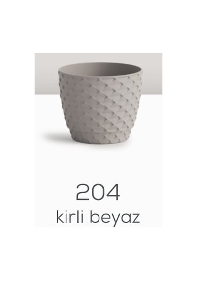 Serınova Kapadokya Saksı 3 No Kirlibeyaz