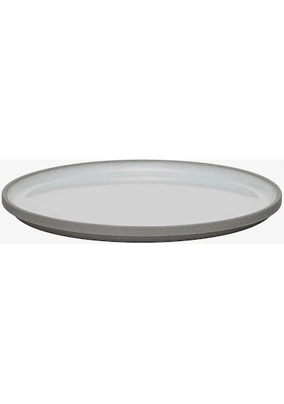 Hasami Porcelain 185 Mm Gri Tabak Kapak Japon Seramik Servis Ve Saklama Tabağı Dekoratif Tabak & Kaseler