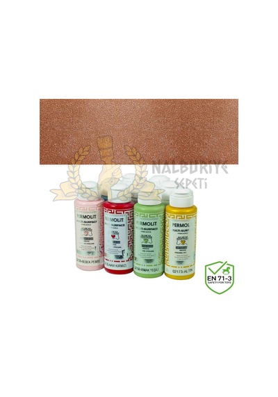 Permolit Multi-Surface Akrilik Hobi Boyası Bronz Sedef 120 Ml.