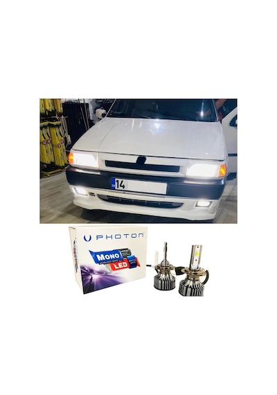Fiat Tipo Led Xenon Uzun + Kısa Far Ampulü H4 Mono Yeni Seri Beyaz
