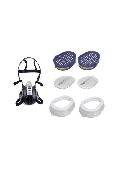 X Plore Yarım Yüz Maske 3300+Abek Filtre+Ffp2 Filtre+Ped Kapağı