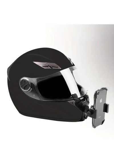 Motorsiklet Kask Önü Takılan Telefon Tutucu Aksiyon Kamerası Takılabilen Aparat 5492 Çr