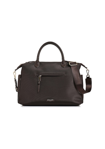 Pierre Cardin 05pc26y111961 İmperteks Laptop Bölmeli Çok Cepli Omuz Ve El Çantası Kahve