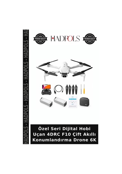 Özel Seri Dijital Hobi Uçan 4drc F10 Çift Akıllı Konumlandırma Drone 6k