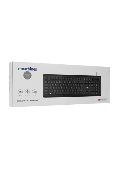 Acer Emachines, Eak9821, Siyah, Usb Kablolu, Türkçe Q, Standart Klavye