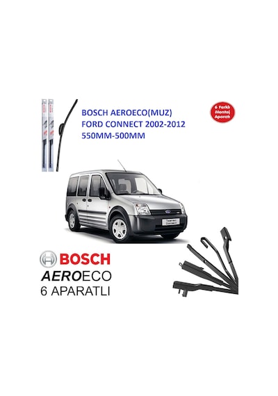 Ford Connect Silecek Takımı 2002-2013 Bosch Aeroeco