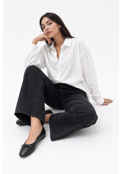 Luvishoes Cilt Kadın Babet Siyah