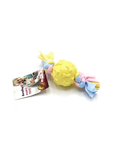 Semeglbl Eurodog Puppy Toys Sarı Kemik Des.top Diş Kaş.oy.