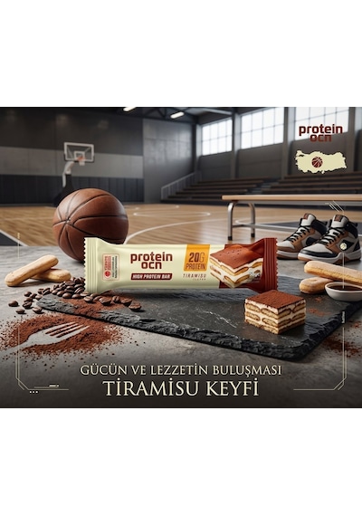Proteinocean Protein Bar 50 Gr Tiramisu 4 Lü