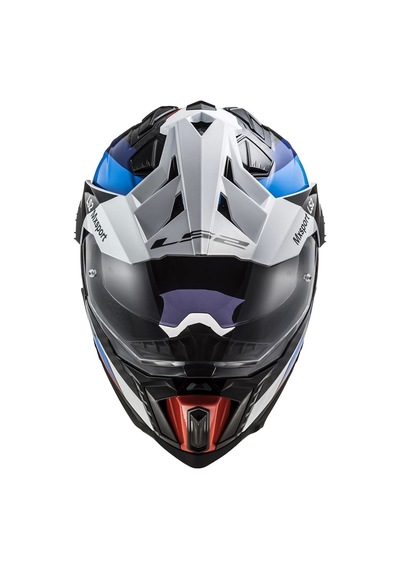 Ls2 Explorer C Karbon Frontıer Tıtanıum- Kask Sıyah-mavı