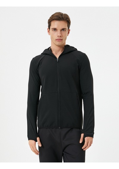Koton Spor Sweat Kapşonlu Fermuarlı Cep Detaylı Siyah 4wam70048nk Siyah Koton Spor Sweat Kapşonlu Fermuarlı Cep Detaylı Siyah 4wam70048nk Siyah