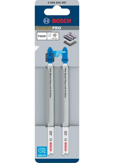 Bosch Pro T321 Af 2'li Metal Boru Ve Profil Dekupaj Ucu 2608655097