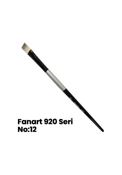 Fanart 920 Seri Kesik Uçlu Gölgeleme Fırçası No 12