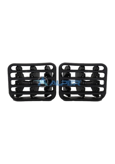 Alper 292097 Kalorifer Havalandırma Izgarası Difüzörü Orta Sağ-sol Set Siyah 7702258280 1 Takım -ıdır