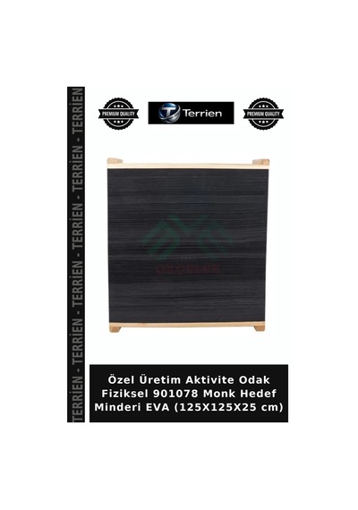Premium 901078 Monk Hedef Minderi Eva 125x125x25 Cm Performans Kondisyon Çalışma Çok Renkli