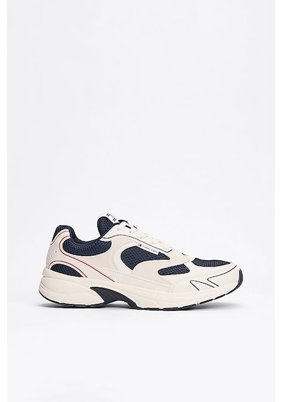 Tommy Hilfiger Erkek Th Coney Renk Bloklu Sneakers - Lacivert Rwb