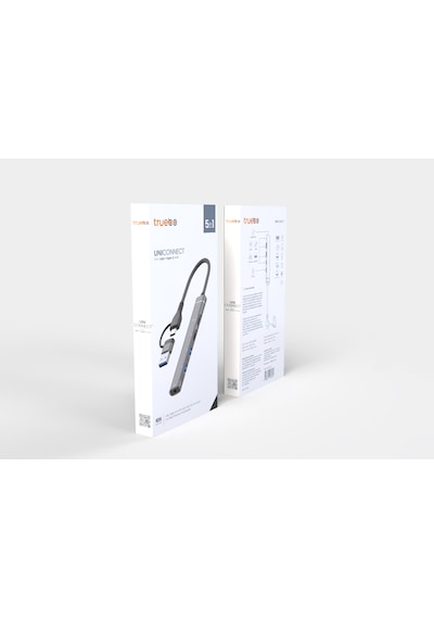 Truebo Uniconnect 5 İn 1 Usb + Type-c Hub