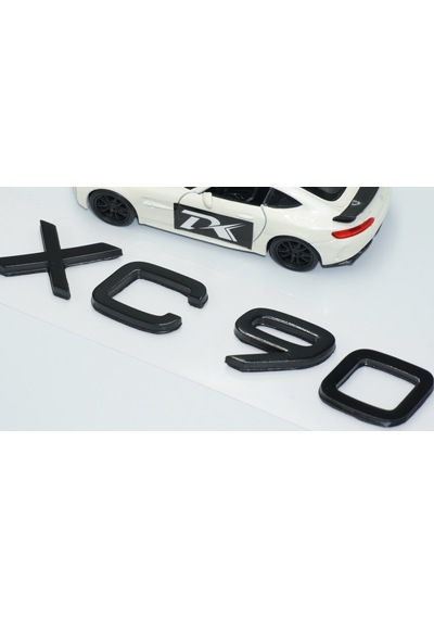 Dk Tuning Xc90 Siyah Abs 3m 3d Bagaj Yazı Logo Volvo İle Uyumlu