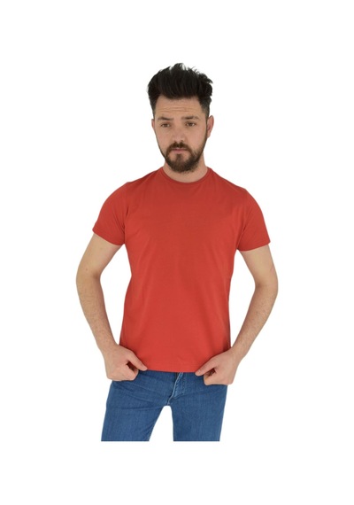 Erkek Sıfır Yaka Tişört Penye Bgl-st02799 001