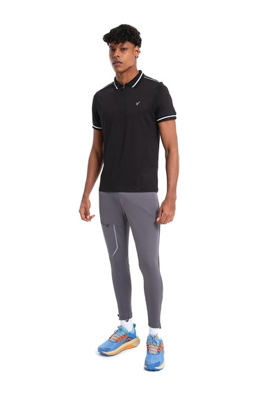 Sportive Nagoya Erkek Siyah Koşu T-shirt 25ye001-syh 1709974 SIYAH