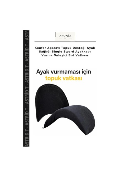 Astrid T Konfor Aparatı Topuk Desteği Ayak Sağlığı Single Sword Ayakkabı Vurma Önleyici Bot Vatkası Diğer