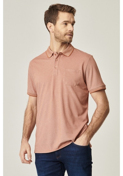 Ac&Co / Altınyıldız Classics Erkek Kıremıt-Bej Polo Yaka Cepli Regular Fit Bol Kesim Düz Tişört 4A4820200004Kte3XL Kiremit - Bej Ac&Co / Altınyıldız Classics Erkek Kıremıt-Bej Polo Yaka Cepli Regular Fit Bol Kesim Düz Tişört 4A4820200004Kte3XL Kiremit - Bej