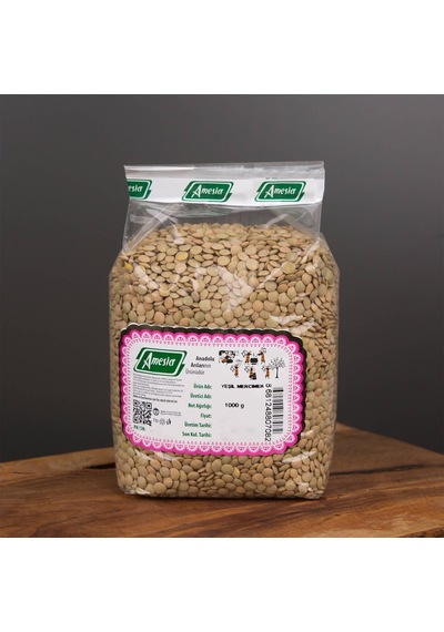 Amesia Yeşil Mercimek 1 KG