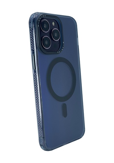 Nettech Apple Uyumlu iPhone 14 Pro Mikallen Magsafe Seri Arka Koruma Kılıf - Siyah Siyah