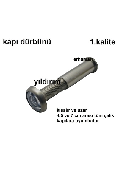 Kapı Dürbünü Çelik Kapı Dürbünü Saten Kaliteli