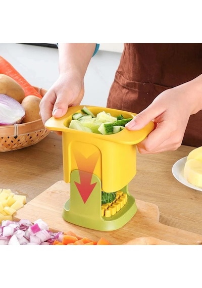 Multifonksiyon Sebze Meyve Doğrayıcı Renkli