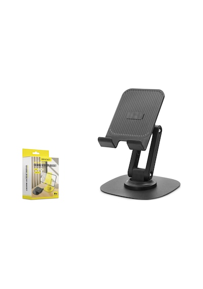 Hadron Hdx8024 360 Döner Ayarlanabilir Masaüstü Telefon Standı Abs - Siyah