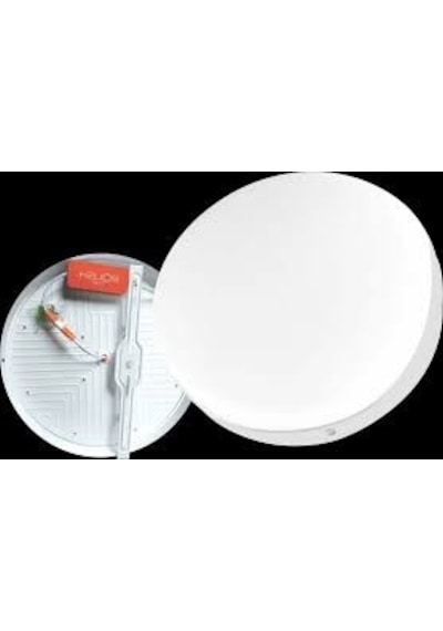 Helios: Sıva Üstü Yuvarlak Panel, Backlight, Lina Album, 48w, 6500k Beyaz Işık, Beyaz Yuvarlak Metal Kasa Hs 1061 Beyaz