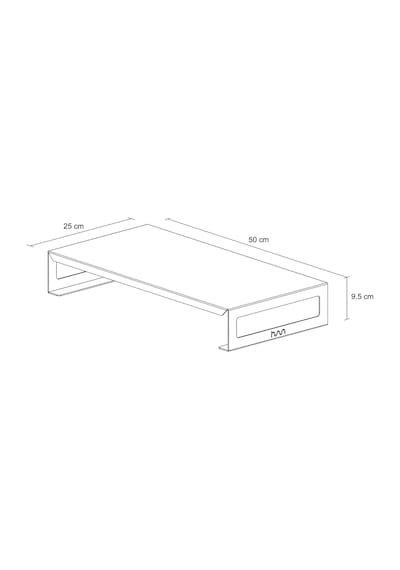 HansdoSms3bl Metal Monitör Laptop Standı Siyah
