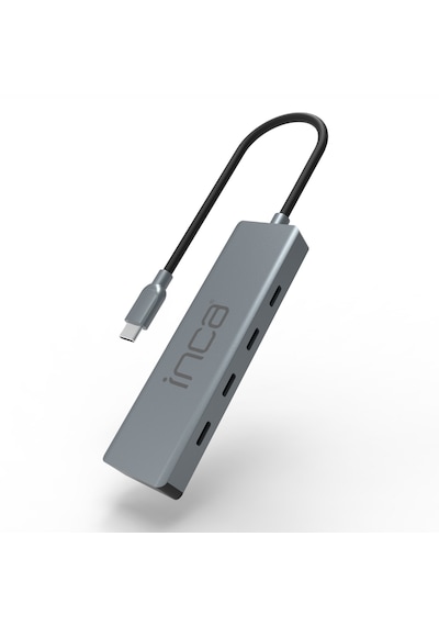 Inca Itpt-4tx Type-c Hubx4 Type-c Port 3.1 10gbps Çoklayıcı Alu