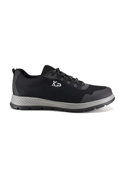 King Paolo D1119 Lıfe Style Erkek Ayakkabı Tekstil Spor Ayakkabı-Black Siyah