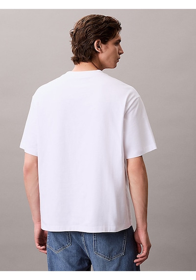 Calvin Klein T-shırt-8527 Beyaz