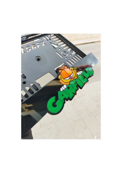 Motorsiklet Plakalık Garfıeld Lazer Kesim Pleksi - 634872671