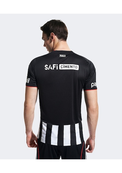 Beşiktaş Lisanslı 25/26 Siyah Beyaz Çubuklu Forma Siyah - Beyaz