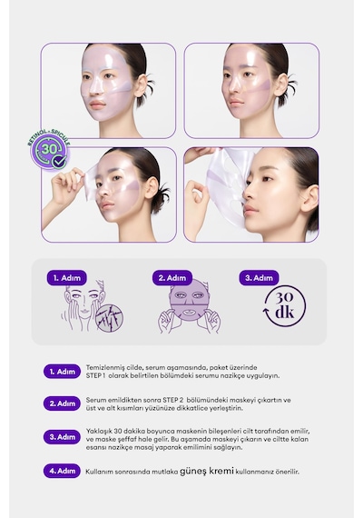 Mıssha Time Revolution Retinol 1000 Shot 2 Step Solution Mask