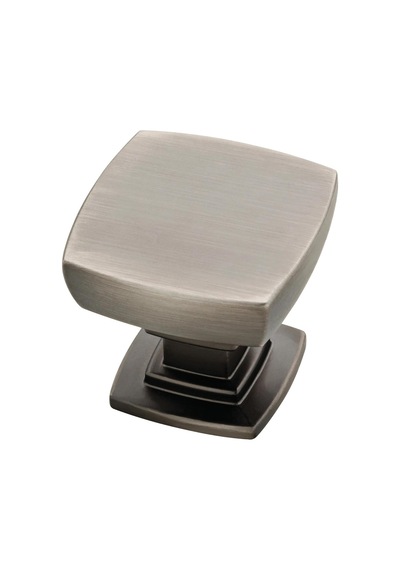 Pirinç Saten Nikel Webber Mutfak Hardware Dolap Tokmak, Gümüş, P29542k-904-b