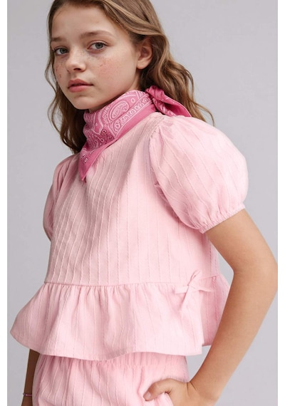 Defacto Kısa Kollu Bluz Kız Çocuk H5247a826smpn693 Pembe-pn693