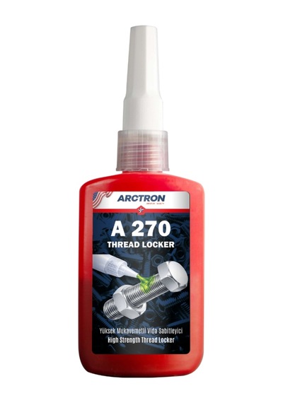 Arctron A270 Yüksek Mukavemetli Sökülmez Civata Sabitleyici - 50 Ml