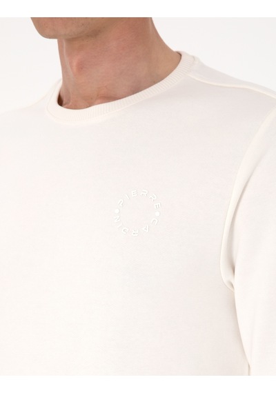 Pierre Cardin Erkek Ekru Sweatshirt 50314978-vr019 Ekru