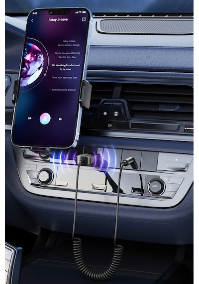 Toocki Aux Bluetooth Mikrofonlu 3.5mm 5.0 Verici Araç Kiti
