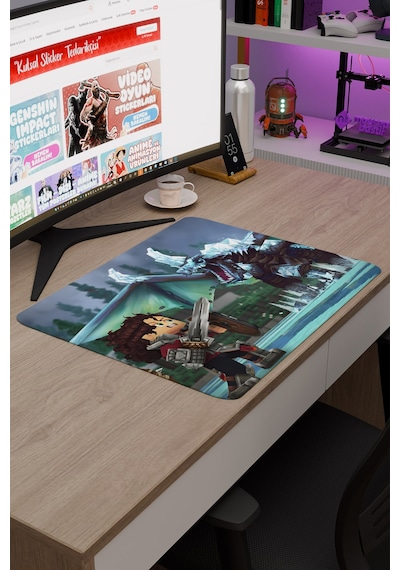 Hytale Kaymaz Dikişli Kauçuk Oyuncu Mousepad V3 - 48x40 Xl Gaming Mouse Pad Fare Altlığı