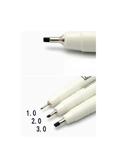 Zig Calligraphy Pen Kaligrafi Kalemi 3.0 MM Düz Siyah