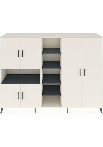 Hyperion Dolap 13 Raflı 6 Kapaklı 220x44x163 Aytaşı-aytaşı/antras Aytaşı-aytaşı/antrasit Hyperion Dolap 13 Raflı 6 Kapaklı 220x44x163 Aytaşı-aytaşı/antras Aytaşı-aytaşı/antrasit