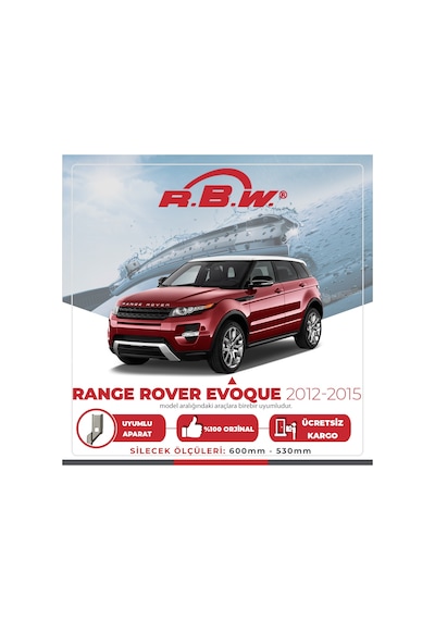 Range Rover Evoque Muz Silecek Takımı (2012-2015) RBW